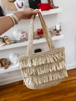 Load image into Gallery viewer, Weekend Fringe Tote
