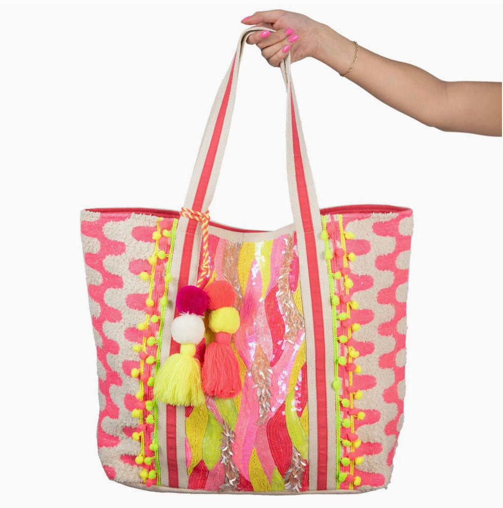 Party Time Sequined Tote