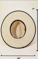 Load image into Gallery viewer, Natural Ribbon Sun Hat
