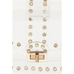 Load image into Gallery viewer, Rhinestone Studded Trim Clear Bag
