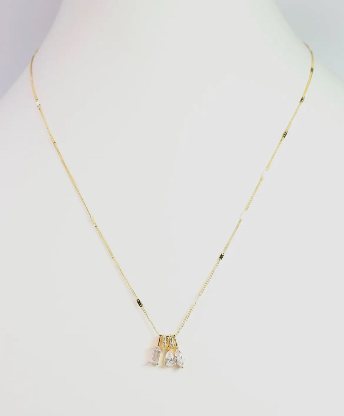 Kingston Crystal Charm Necklace