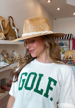 Load image into Gallery viewer, Queen Bee Hat Natural Palm
