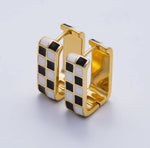 Load image into Gallery viewer, Checkered Earring *Multiple Colors*
