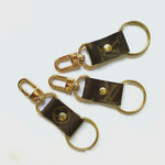 Load image into Gallery viewer, Key Couture Clip - Upcycled LV
