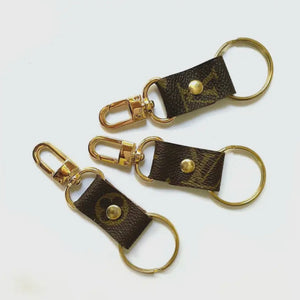 Key Couture Clip - Upcycled LV