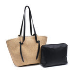 Load image into Gallery viewer, Lorenza Straw Tote
