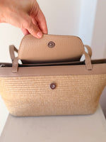 Load image into Gallery viewer, Sutton Straw Shoulder Bag
