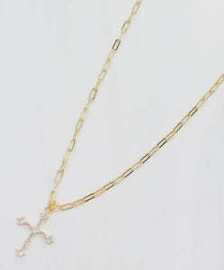 Chapel Hill Cross Necklace