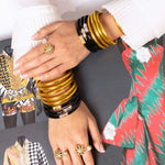 Load image into Gallery viewer, Three King All Weather Bangles - Black

