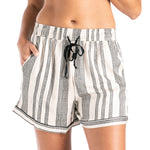 Load image into Gallery viewer, Satin Pajama Shorts Overnight Oasis
