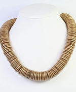 Load image into Gallery viewer, Leonora Wood Disk Necklace
