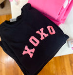 Load image into Gallery viewer, XOXO Sweatshirt Black
