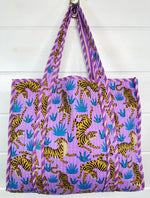 Load image into Gallery viewer, Tiger Quilted Tote
