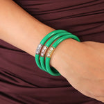Load image into Gallery viewer, Three King All Weather Bangles - Kelly
