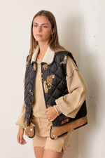 Load image into Gallery viewer, Leopard Quilted vest
