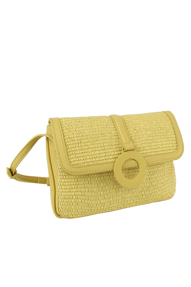 Straw Crossbody Bag