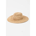 Load image into Gallery viewer, Checkered Straw Weave Sun Hat
