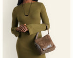 Load image into Gallery viewer, Starr Convertible Shoulder Bag- Mocha
