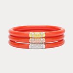 Load image into Gallery viewer, Three Kings All Weather Bangles - Coral
