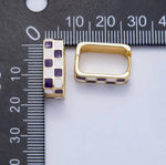 Load image into Gallery viewer, Checkered Earring *Multiple Colors*
