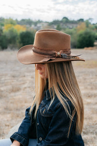 Unstoppable Wool Felt Western Drifter Cowboy Hat