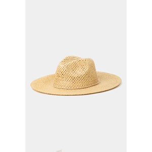 Natural Basket Weave Sun Hat