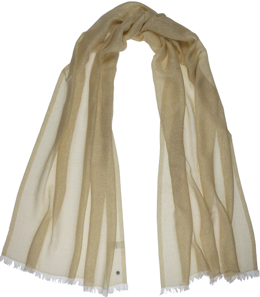 Gold Metallic Evening Wrap