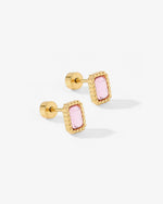 Load image into Gallery viewer, Screwback Stud Earrings Madison Pink

