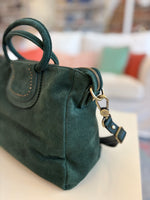 Load image into Gallery viewer, Shelia Medium Satchel Pine Needle
