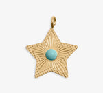 Load image into Gallery viewer, Turquoise Star Charm
