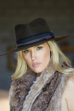 Load image into Gallery viewer, Whiskey River Wool Felt Hat
