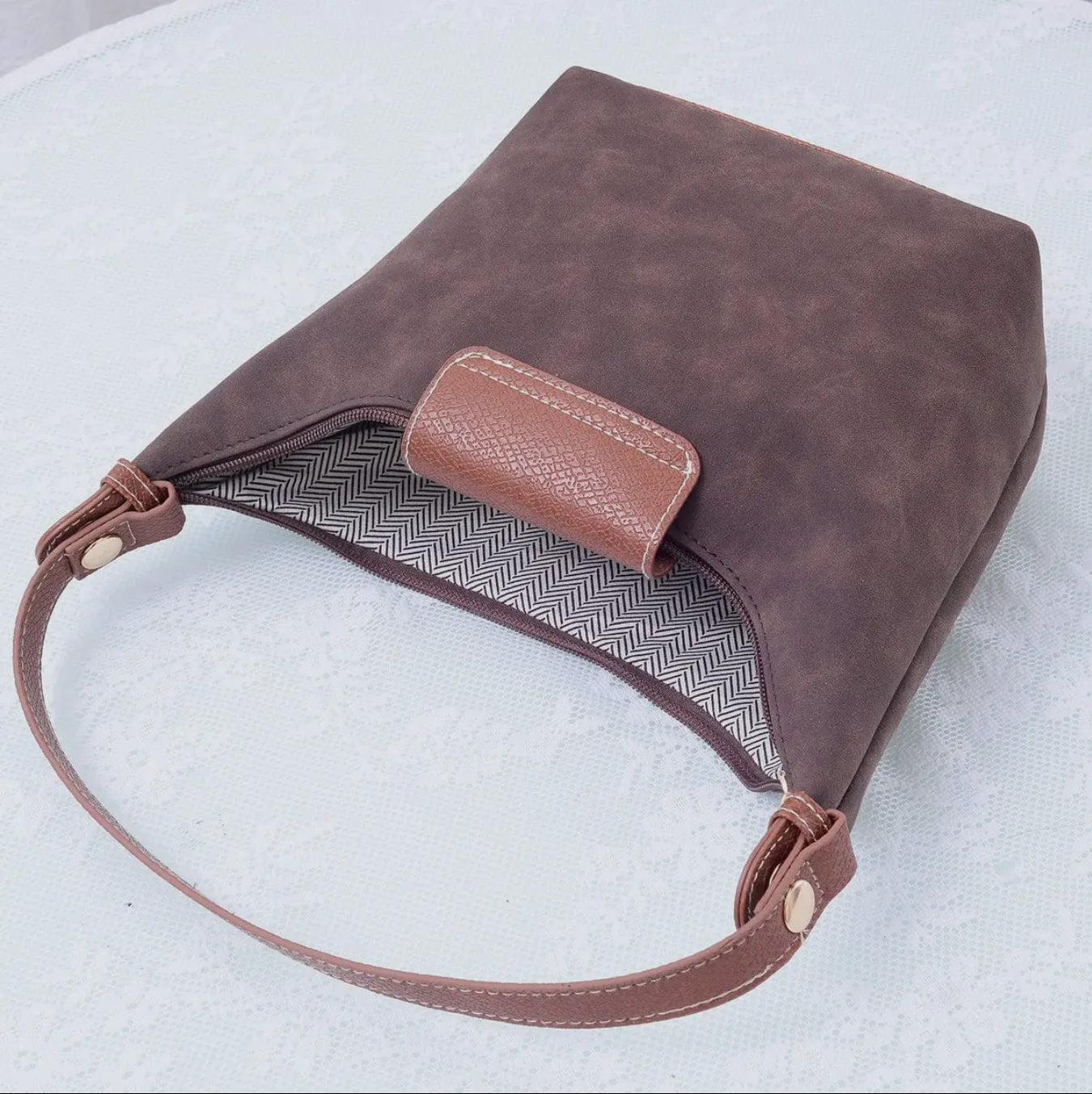Carol Convertible Shoulder Bag Coffee