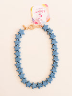 Load image into Gallery viewer, Star Necklace Large Dusty Blue
