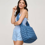 Load image into Gallery viewer, Leda Quilted Nylon Puffer Hobo
