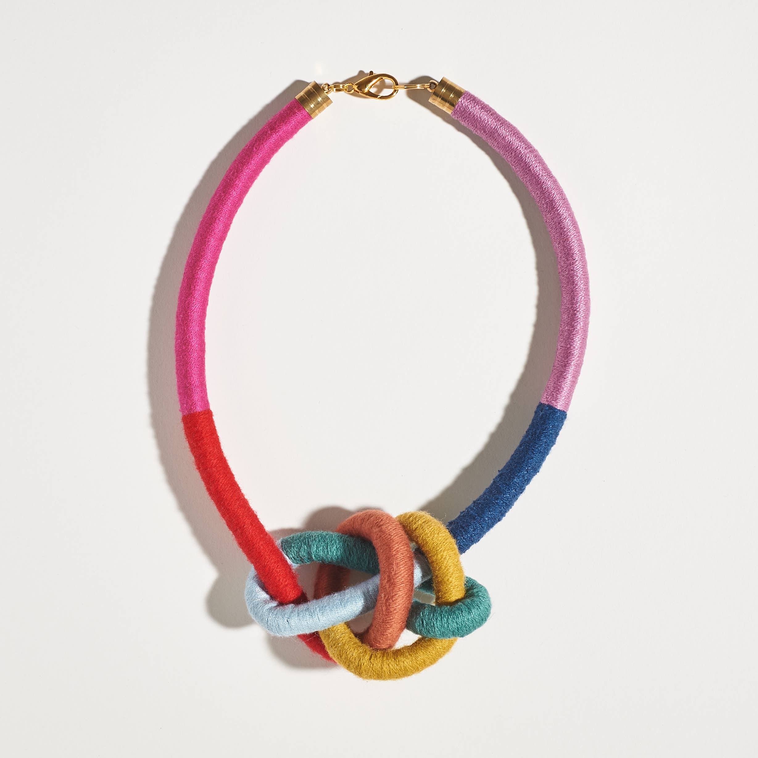 Water Bowline Necklace in Rainbow