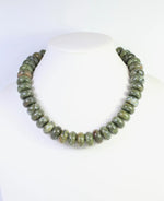 Load image into Gallery viewer, Olive Pipestone Marble Necklace
