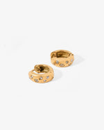 Load image into Gallery viewer, Huggie Earrings Hunter Gold
