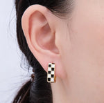 Load image into Gallery viewer, Checkered Earring *Multiple Colors*
