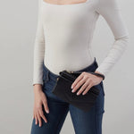 Load image into Gallery viewer, Goldie Wristlet Black
