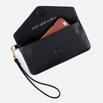 Load image into Gallery viewer, Goldie Wristlet Black

