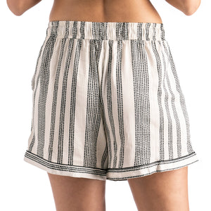 Satin Pajama Shorts Overnight Oasis