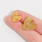Load image into Gallery viewer, Sunburst Heart Love Charm
