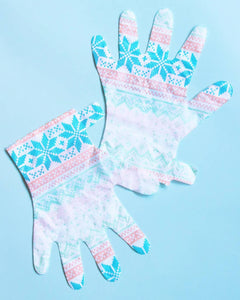 Holiday Moisture Mittens Smoothing Hand Gloves