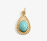 Load image into Gallery viewer, Turquoise Tear Drop Charm

