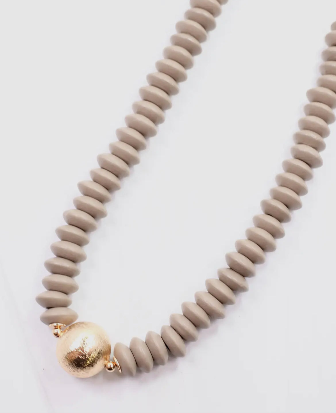 Dayle Disk and Ball Necklace