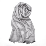 Load image into Gallery viewer, Silver Metallic Evening Wrap
