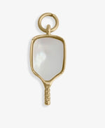 Load image into Gallery viewer, Mother of Pearl Pickle Ball Charm
