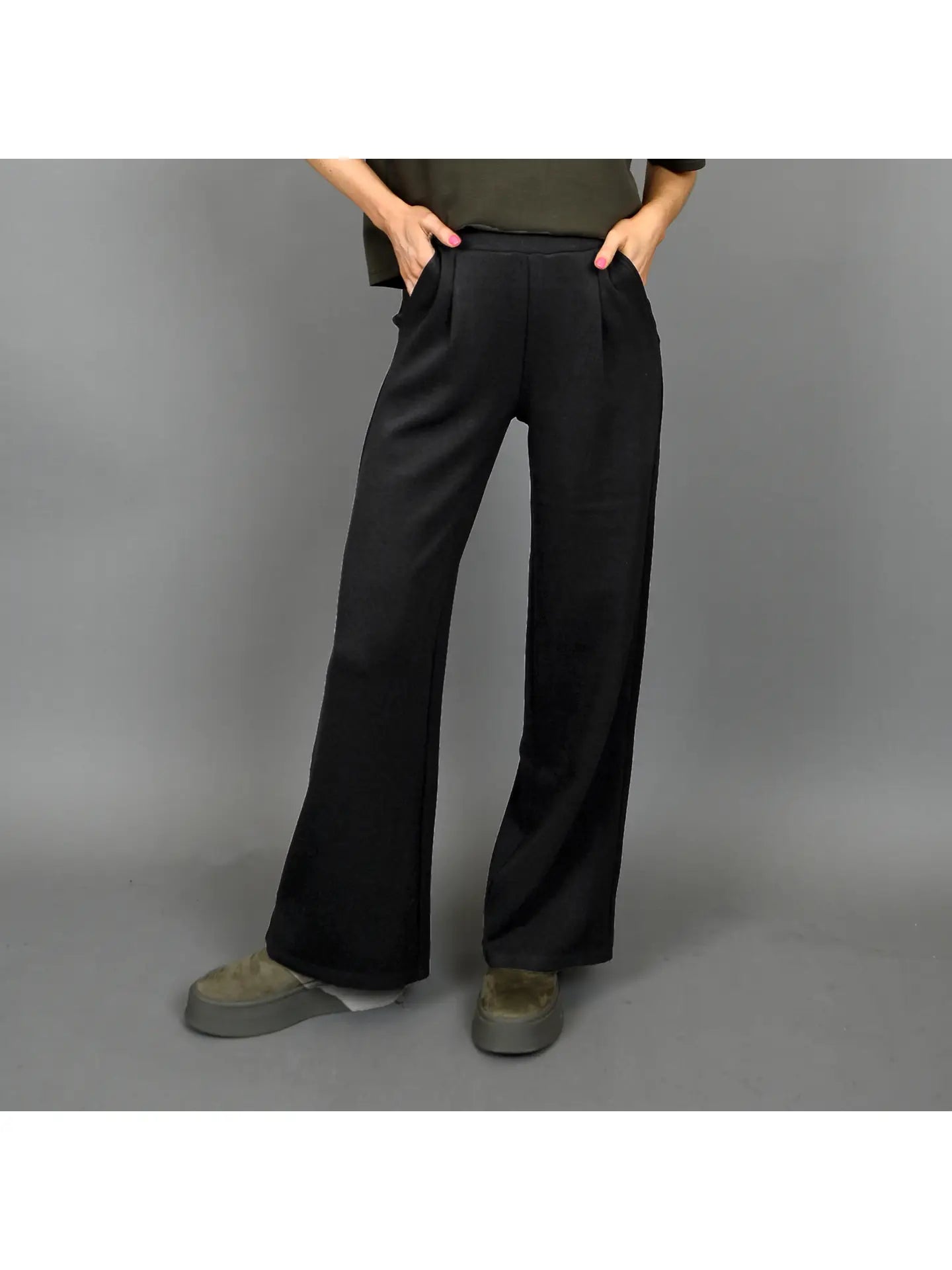 Black Wide Leg Pant