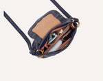 Load image into Gallery viewer, Fern Zip Crossbody- Ink Navy
