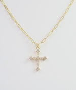 Load image into Gallery viewer, Chapel Hill Cross Necklace
